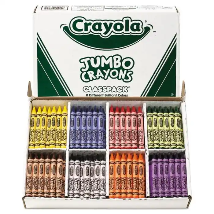 Best Seller Crayola Jumbo Crayons Classpack, Assorted Colors, Set of 200